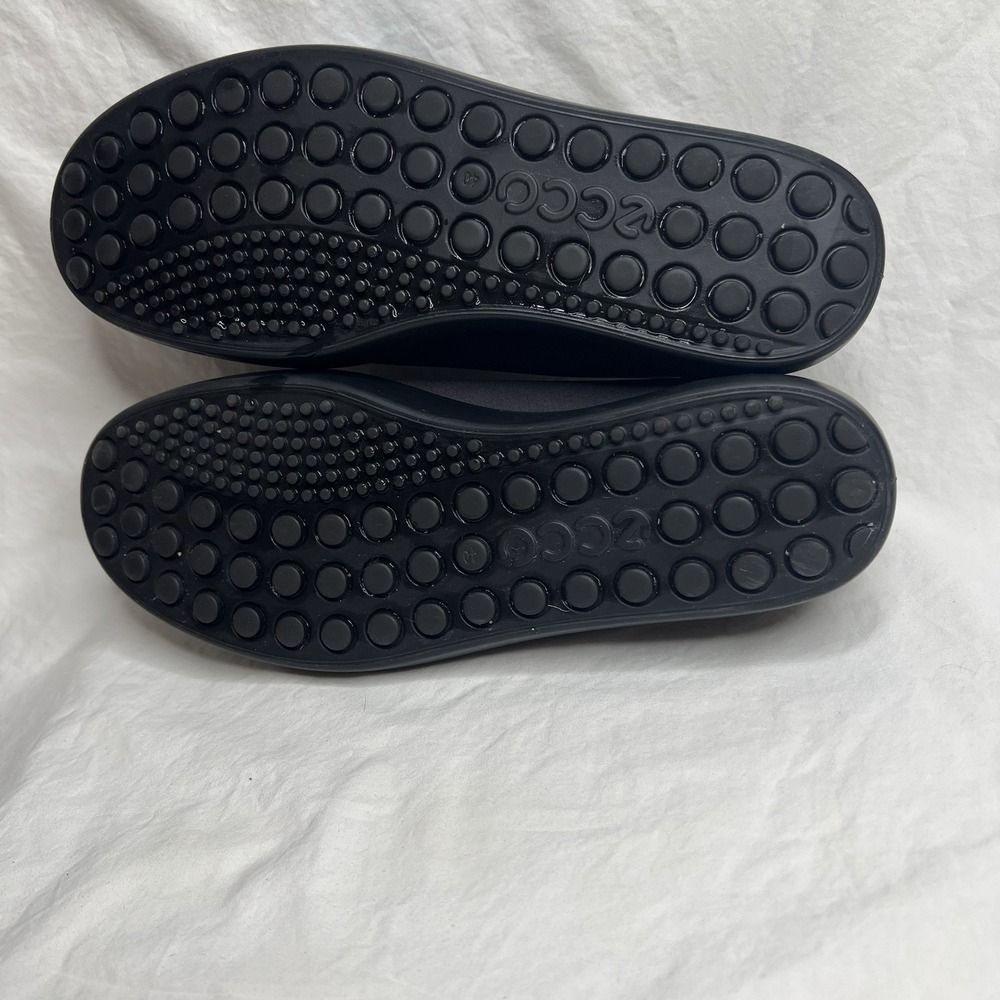 ECCO Gore Tex Slip On Shoes Womens 9 EU 40 Black Waterproof Comfort Walking - Picture 6 of 9